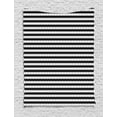 thumbnail image 1 of Edgy Tapestry, Abstract Geometric and Symmetric Oval Shaped Forms Simplistic Modernized, Wall Hanging for Bedroom Living Room Dorm Decor, 40W X 60L Inches, Charcoal Grey and White, by Ambesonne, 1 of 2