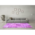 thumbnail image 3 of Ahgly Company Indoor Rectangle Patchwork Purple Transitional Area Rugs, 2' x 4', 3 of 4