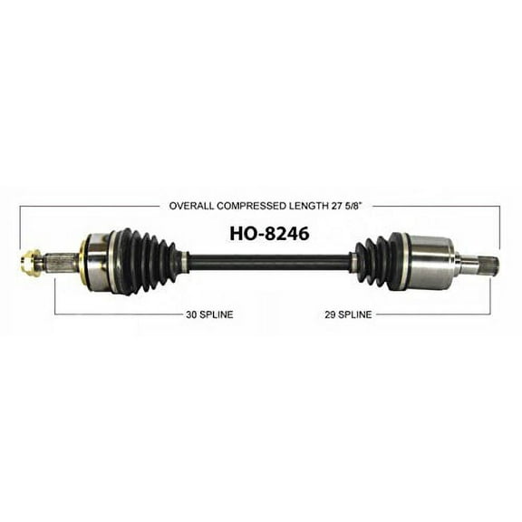 CV Axle Shaft Fits select: 2009-2011 ACURA TL
