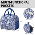 thumbnail image 6 of Reusable Boho Lnsulated Lunch Bag for Women & Men-Leakproof Water-Resistant Cooler Tote,Large Capacity(10.6x8.7x6.3in)for Work,Office,Travel,Picnic,Beach., 6 of 7