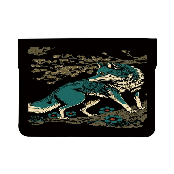 13 inch Leather Laptop Carrying Bag Dark Wolf for MacBook 13 Inch Tablet Cover Laptop Sleeve case
