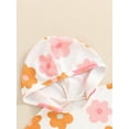 thumbnail image 5 of Bagilaanoe Newborn Baby Girl Swimsuit Cover Ups Hooded Beach Towel 6M 12M 18M 24M Infant Floral Print Pool Poncho Quick Dry Bathrobe, 5 of 7