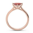 thumbnail image 4 of 2.00 T.C.W Trillion Cut Garnet Gemstone Latest Anniversary Ring for Women Solid 14K Rose Gold Size 5.5 by Diamond-Capitals, 4 of 7