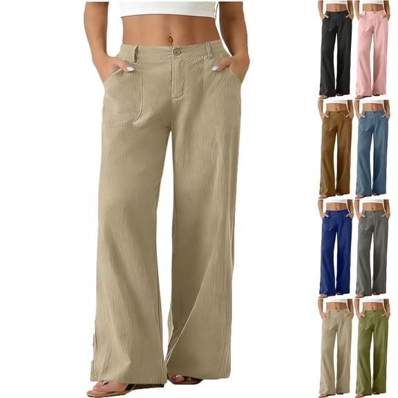 Women Work Pants Capris Womens Pants With Pockets Loose Casual Dressy Lightweight Ladies Baggy Cargo Shorts Capris For Hiking Sky Blue S