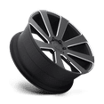 thumbnail image 2 of DUB 1PC Aluminum Rim S187 8-BALL 22X9.5in Matte Black Milled Finish, S187229577+20, 2 of 3
