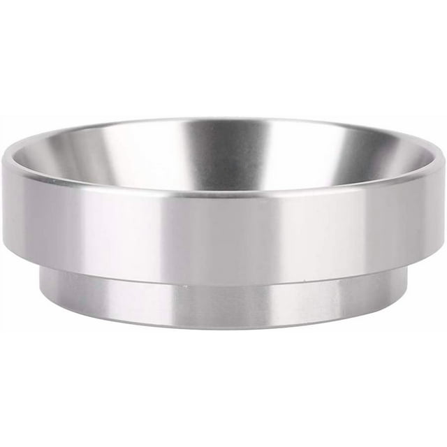 58mm Espresso Dosing Funnel, Aluminum Alloy Coffee Dosing Ring Magnetic Coffee Maker Dosing Ring Brewing Machine Distributor Espresso Accessories Replacement Leveler for Home Cafe Portafilters