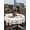 Gray, variant on Outdoor Tablecloth with Umbrella Hole and Zipper, Grey Fall Rectangle Table Cloth 52x70 Inch Waterproof Tablecloth, Thanksgiving Maple Leaf Harvest Botanical Picnic Table Cover for Patio Camping
