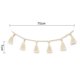 thumbnail image 2 of Guirnalda de flecos tejida con borlas para colgar en la pared, decoración de pared bohemia y chic, arte decorativo de pared para apartamento, dormitorio, sala de estar, 2 piezas, 2 of 8