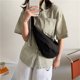 thumbnail image 1 of herramental bolso de mensajero bolso de escuela de clase de estudiante universitario femenino mochila de hombro informal bolso de tela de estilo de Hong Kong de gran capacidad para hombre, negro, 1 of 2