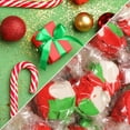 thumbnail image 4 of Christmas Peppermint Taffy Chews by It's Delish, 8 Oz Bag, Individually Wrapped Gourmet Soft Fluff Salt Water Taffies - Holiday Candy Cane Themed Candies for Parties, Events - Made in USA & Kosher, 4 of 6