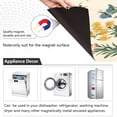 thumbnail image 4 of Yayeee Magnetic Dishwasher Cover for The Front Decoration Home Kitchen Machine Sticker Protector, Red Floral, 4 of 6