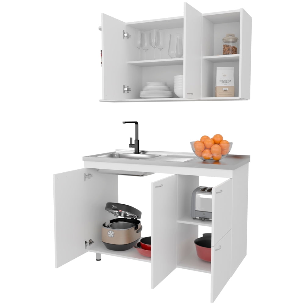 Gallup Sink Kitchen Cabinet, Compact Design with Storage and Sink, Ideal for Kitchens