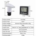 thumbnail image 2 of Wireless Ultrasonic Water Tank Liquid Level Meter with Temperature Sensor Water Level Time Display L, 2 of 5