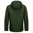 thumbnail image 3 of Little Donkey Andy Men's High-performance Waterproof Rain Jacket Outdoor Windbreaker Rain Coat Shell for Hiking,Golf Deep Green XXL, 3 of 7