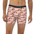 thumbnail image 2 of Men'S Boxer Briefs, Dachshund Dog Puppy No.1038 Soft And Breathable Mens Underwear Boxer Briefs With Widen Waist, 2 of 2