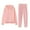 Pink#1, variant on Fmbrln Womens Casual Solid 2 Piece Sweatsuits Full Zip Up Long Sleeve Hoodies with Pockets and Drawstring Elastic Waist Sweatpants Fall Winter Fashion Athletic Outfits Sets Beige 2XL