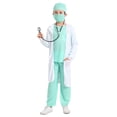 thumbnail image 1 of Disfraz de Doctor de Hospital para niños, cirujano, Dr uniforme para niños, carrera, Halloween, Cosplay xuanjing  unisex, 1 of 1