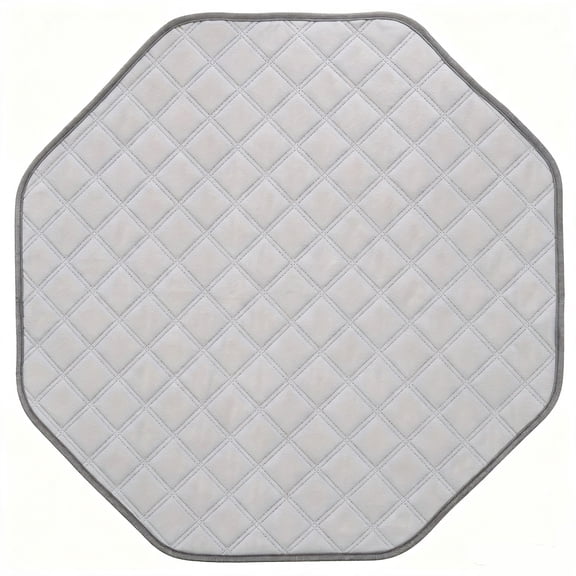 Rdausd 29.0" Octagon Pet Playpen Mat, Washable Waterproof Pet Cage Mat, Soft Padded Floor Mat for Dogs Cats Rabbits, Non-Slip Pet Bed Mat for Crates Playpens, D