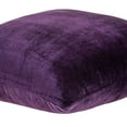 thumbnail image 3 of Nassau Collection 20" Solid Purple Transitional Square Throw Pillow, 3 of 4