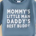 thumbnail image 7 of TOWED22 Toddler Baby Boy Clothes Color Block Sweatshirt Pullovers Pants Set 12 18 24 Months 2T 3T 4T Outfit Fall Size:2-3 Y,Color:Blue, 7 of 7