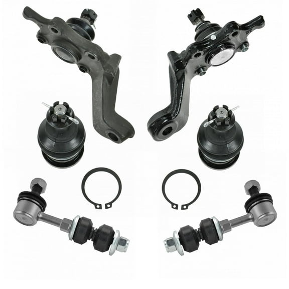 TRQ Front Upper & Lower Ball Joints with Sway Bar End Links Kit for Tacoma New PSA79950