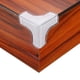 thumbnail image 5 of Protectores de esquinas, paquete de 12, 44x44x44mm - Protectores de bordes, topes de esquina en forma de T (transparente), 5 of 5