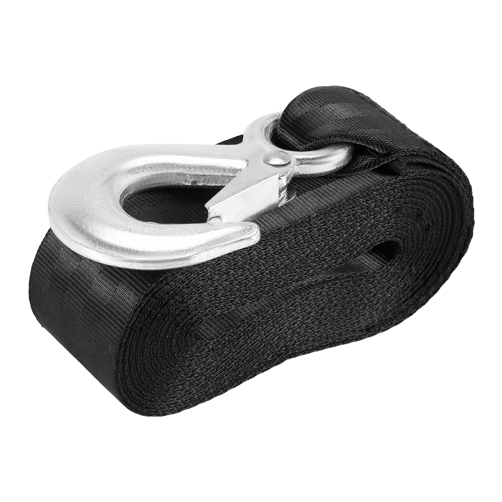 Boat Trailer Winch Strap with Hook for Boat, Fishing Jet Ski,Marine