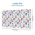 thumbnail image 2 of Bingfone Nautical And Pirate Owls Large Gaming Mouse Pad,Extended Desk Mousepad with Stitched Edges,Non-Slip Base,Water Resist Keyboard Pad for Gamer, Office & Home, 29.5 x 16 in, 2 of 6