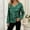 Green, variant on Sparkly Tops for Women Going Out Sequin V Neck Shirts (Gold XL)
