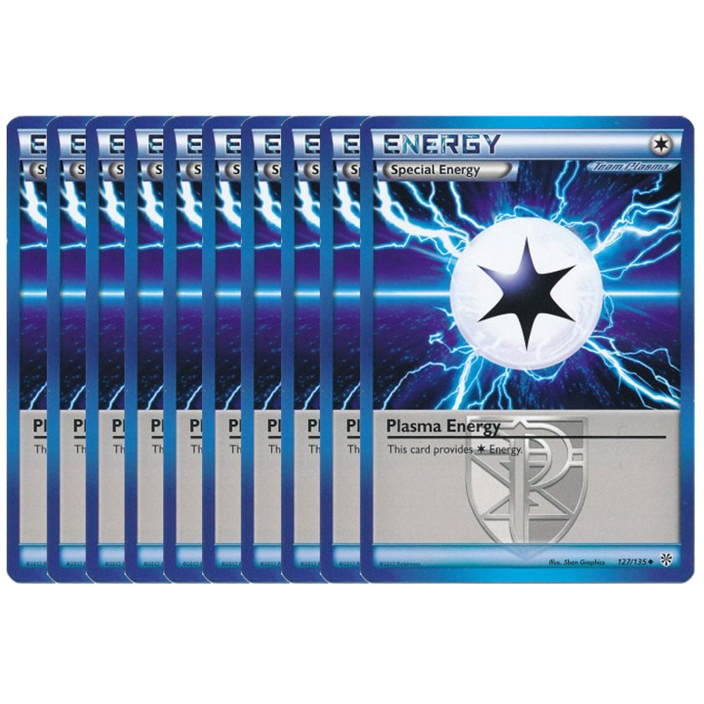 Lot Of 10 Pokemon BLUE Energy Cards 
