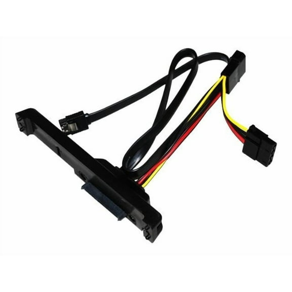 Silverstone CP05 500mm SATA2 PowerData to SATA2 Data  4Pin Molex Power HotSwap Cable w Passthru Adapter
