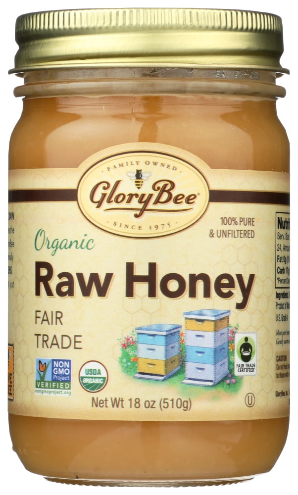 Glorybee Fair Trade Honey Organic, 18 Oz.