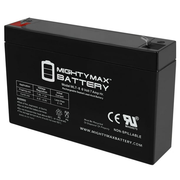 Mighty Max Replacement 6v 7ah Battery For Kids Ride On Power Car Wheels Walmart Com Walmart Com