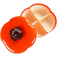 thumbnail image 1 of Persimmon Snack Tray,Dried Fruit Tray Candy Dish with Lid Portable Candy Plate, 1 of 6