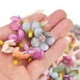 thumbnail image 3 of 200pcs 2.5cm Mini Crafts Artificial Flower Heads Faux Small Fabric Fake Multicolor Silk Ornaments DIY Home Wedding Decoration Rose Heads Bulk, 3 of 9