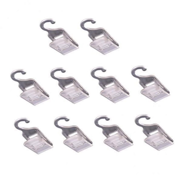 GUOOL 420pack 10 Pieces Hook Cloth/Office/ Hanger , Clear, 4 Pcs