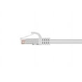 thumbnail image 2 of Monoprice FLEXboot Series - Network cable - RJ-45 (M) to RJ-45 (M) - 1 ft - UTP - CAT 5e - molded, snagless, stranded - white, 2 of 2