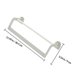 thumbnail image 2 of UPGRATOR 2Ud Soporte Para Toallas De Pared Con Doble Barra Sin Taladro En Material PP Para Y Cocina, 2 of 8