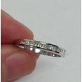 thumbnail image 4 of Pompeii 3/8ct Princess Cut Diamond Wedding Anniversary Ring 14K White Gold (H,I2), 4 of 6