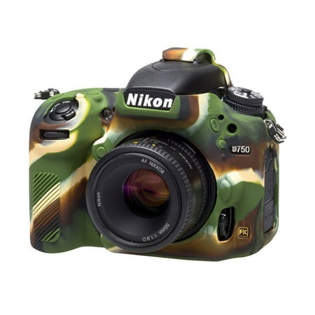 EasyCover Silicone Protection Cover for Nikon D750 Camera Camouflage