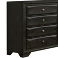 thumbnail image 3 of Benzara BM203182 Wooden Dresser with 8 Drawers & Chamfered Leg, Gray & Silver, 3 of 5