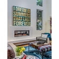 thumbnail image 4 of I Dream of Summers Painting Print on Natural Pine Wood, 4 of 7