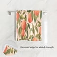 thumbnail image 2 of Bath Towel Single-Sided Printed Highly Absorbent Soft Quick Towel for Bathroom Spa Gym & Sports Peach Painting, 2 of 5