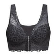 thumbnail image 3 of TOWED22 Womens Bras,Compression Wirefree High Support Bra for Women Small to Plus Size Everyday Wear, Exercise and Offers Back Support,Black, 3 of 4