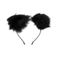 thumbnail image 2 of Diadema Con Orejas Peludas, Diadema Con Orejas De Gato De Peluche, Orejas Ajustables Suaves, Decorativas Para Halloween, Para Fiesta, Para Cosplay EOTVIA No, 2 of 6