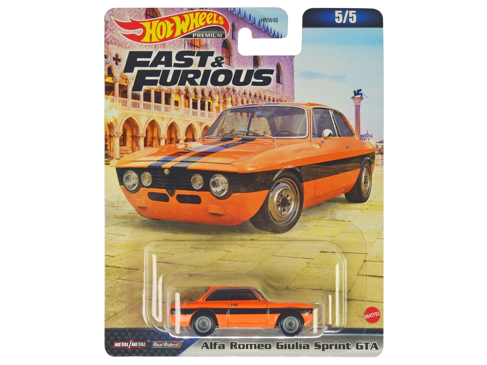 Diecast "Fast & Furious" 2023 5 piece Set C Diecast Model Cars by Hot Wheels