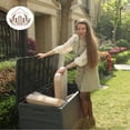 thumbnail image 4 of EHHLY 121 Gallon Outdoor Storage Box Large, Lockable Outside Storage Containers Waterproof Patio Cushions Storage Deck Boxes, Grey, 4 of 12
