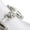 WHITE, variant on SAS Metro Women’s Slip On leather Loafer Shoes Pewter Silver