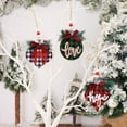 thumbnail image 2 of 6 Pcs Christmas Decorations Wooden Ornament Xmas Tree Hanging Pendant Ornament, 2 of 7