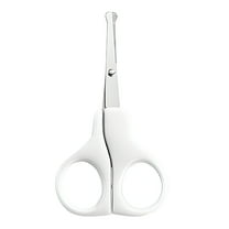 RAGUPEL Baby Nail Clippers,Baby Nail Scissors with Safety Rounded Tip,Newborn Fingernail Clippers,Anti-Pinch Design for Infant Care,White